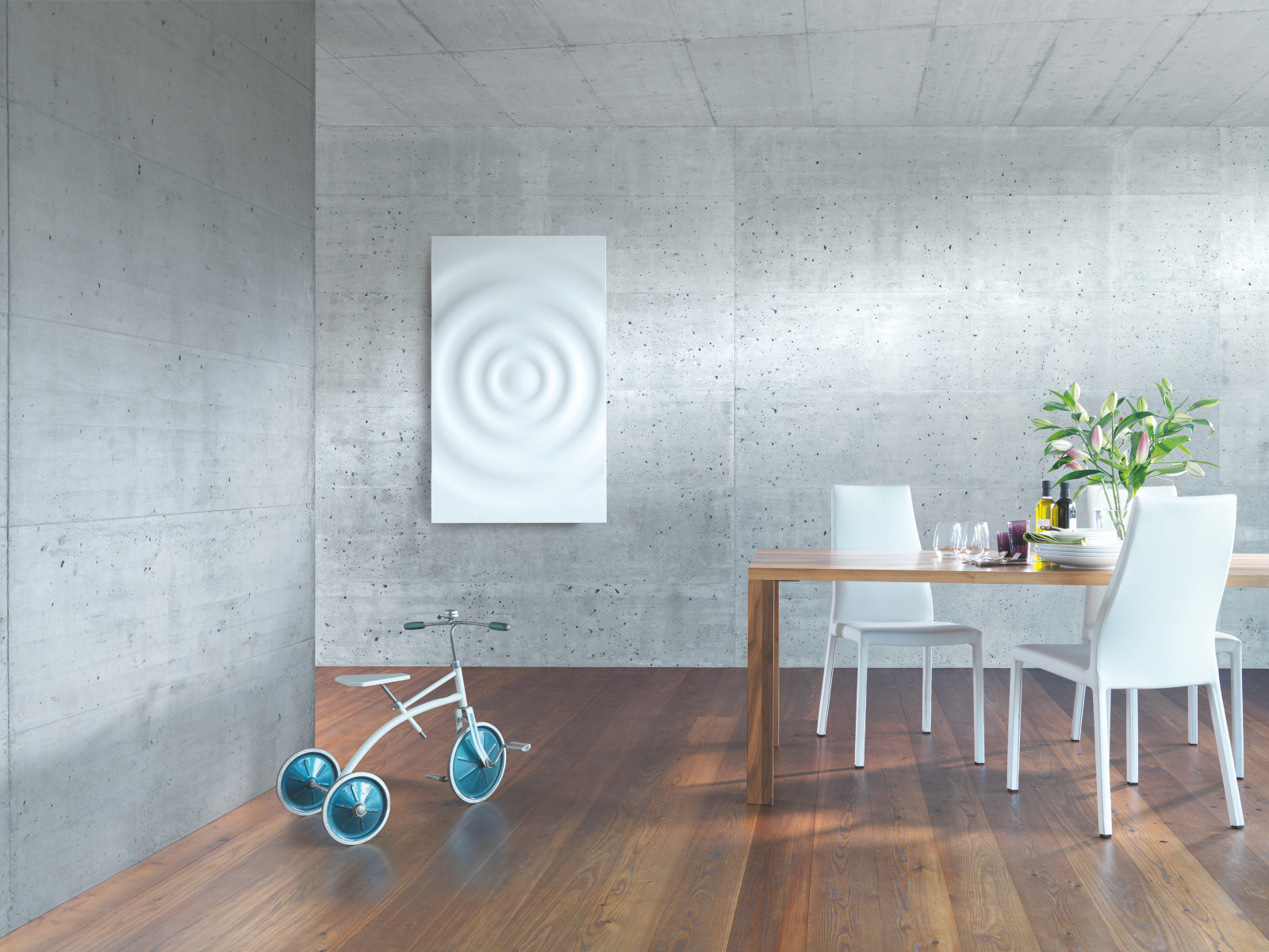 Zehnder_StudioCollection_RAD_Splash-milieu-diningroom-001.tif Rendering Zehnder Splash Decorative radiator