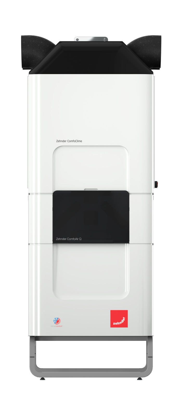 Zehnder_CSY_ComfoClime_ComfoAirQ_Cutout_Front Cut-Out Comfortable indoor ventilation Front view