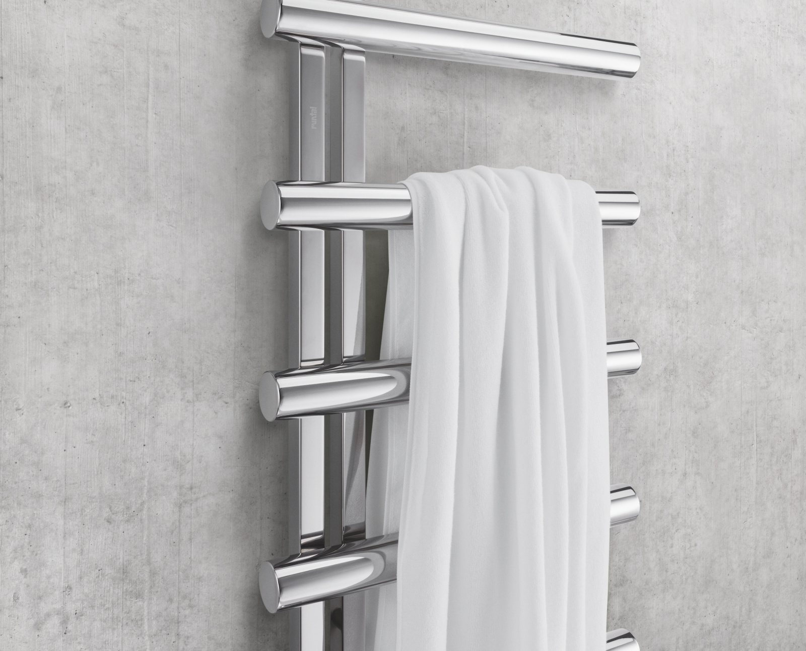 Runtal_Chime_Detail_Handtuch_002 Rendering Chime Decorative radiator Side view